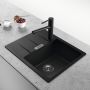 Franke Centro 1140687313 zlewozmywak granitowy 62x50 cm czarny zdj.4