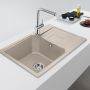 Franke Urban 1140687262 zlewozmywak granitowy 62x50 cm beżowy zdj.4