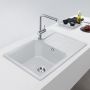 Franke Urban 1140687265 zlewozmywak granitowy 62x50 cm biały zdj.4