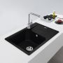 Franke Urban 1140687268 zlewozmywak granitowy 62x50 cm czarny zdj.4