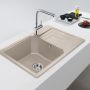Franke Urban 1140687276 zlewozmywak granitowy 78x50 cm beżowy zdj.4