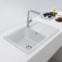 Franke Urban 1140687280 zlewozmywak granitowy 78x50 cm biały zdj.4
