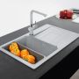 Franke Urban 1140687286 zlewozmywak granitowy 86x50 cm biały zdj.4