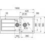 Franke Sirius 2.0 1430618670 zlewozmywak tectonite 100x50 cm zdj.2