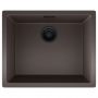 Globalo Design Aurilio AURILIO601DARKCHOCOLATE zlewozmywak granitowy 55.6x45.6 cm czarny zdj.1