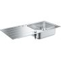 Grohe K500 31563SD1 zlewozmywak stalowy 100x50 cm stal zdj.2