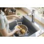 Hansgrohe S 51 43312380 zlewozmywak granitowy 56x54 cm szary/grafitowy/onyx zdj.4