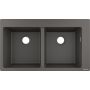 Hansgrohe S 51 43316290 zlewozmywak granitowy 88x41.5 cm szary/grafitowy/onyx zdj.1