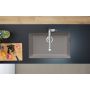 Hansgrohe S 51 43432380 zlewozmywak granitowy 66x40 cm szary/grafitowy/onyx zdj.3