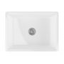 Isvea Ravenna 10RV81061 zlewozmywak ceramiczny 61x46 cm biały zdj.3