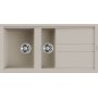 Elleci Best LKB47595 zlewozmywak granitowy 100x51 cm beżowy zdj.1