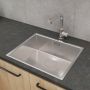 Oltens Hydda 71104100 zlewozmywak stalowy 54x44 cm stal zdj.6