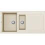 Elleci Easy LGY47562 zlewozmywak granitowy 100x50 cm biały zdj.1