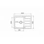 Pyramis Athena 100187601L zlewozmywak stalowy stal/chrom zdj.2