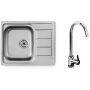 Pyramis Athena 100187701L zlewozmywak stalowy stal/chrom zdj.1