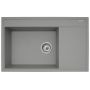 Pyramis Camea 070058701 zlewozmywak granitowy 79x50 cm szary/grafitowy/onyx zdj.1