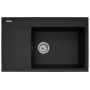 Pyramis Camea 070091401 zlewozmywak granitowy 79x50 cm czarny zdj.1