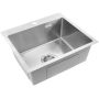 Rea ZLE06006 zlewozmywak stalowy 58x54 cm stal zdj.1