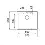 Teka Forsquare 115230007 zlewozmywak tegranit 57x50 cm zdj.2